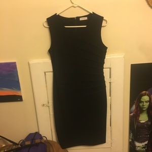 black bodycon calvin klein dress size 8